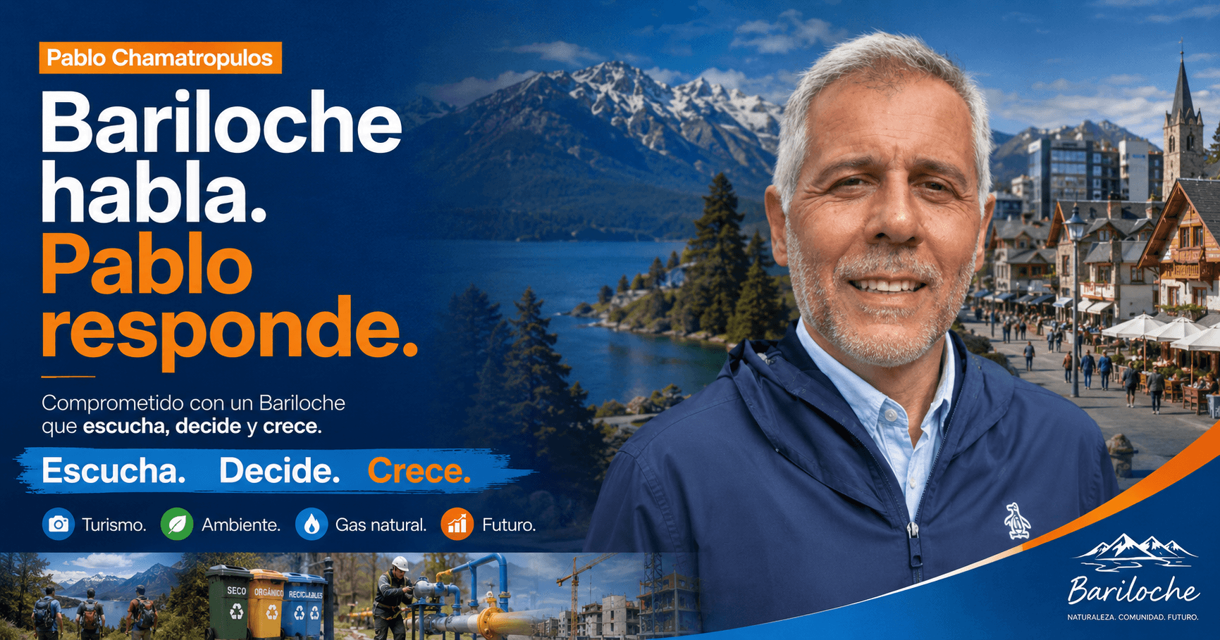 Pablo Chamatropulos — Candidato a Intendente de San Carlos de Bariloche